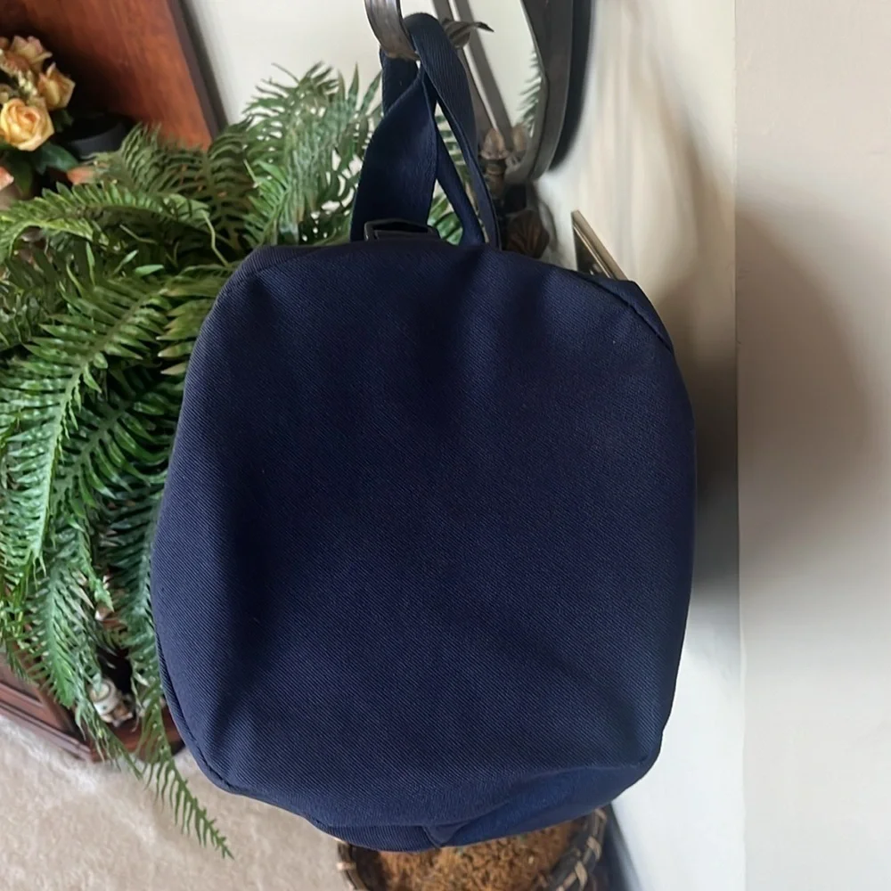 Brand New Polo Ralph Lauren Blue Duffle Bag w/ Embroidered Pony Colorful Logo